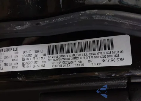 2015 Jeep Cherokee Latitude from USA, damaged, VIN 1C4PJMCSXFW571677